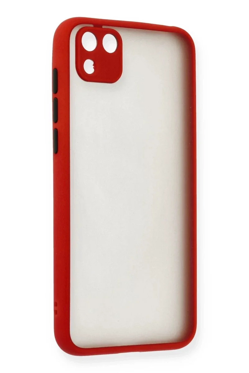 Huawei Y5P Kılıf Montreal Silikon Kapak - Kırmızı görsel 2
