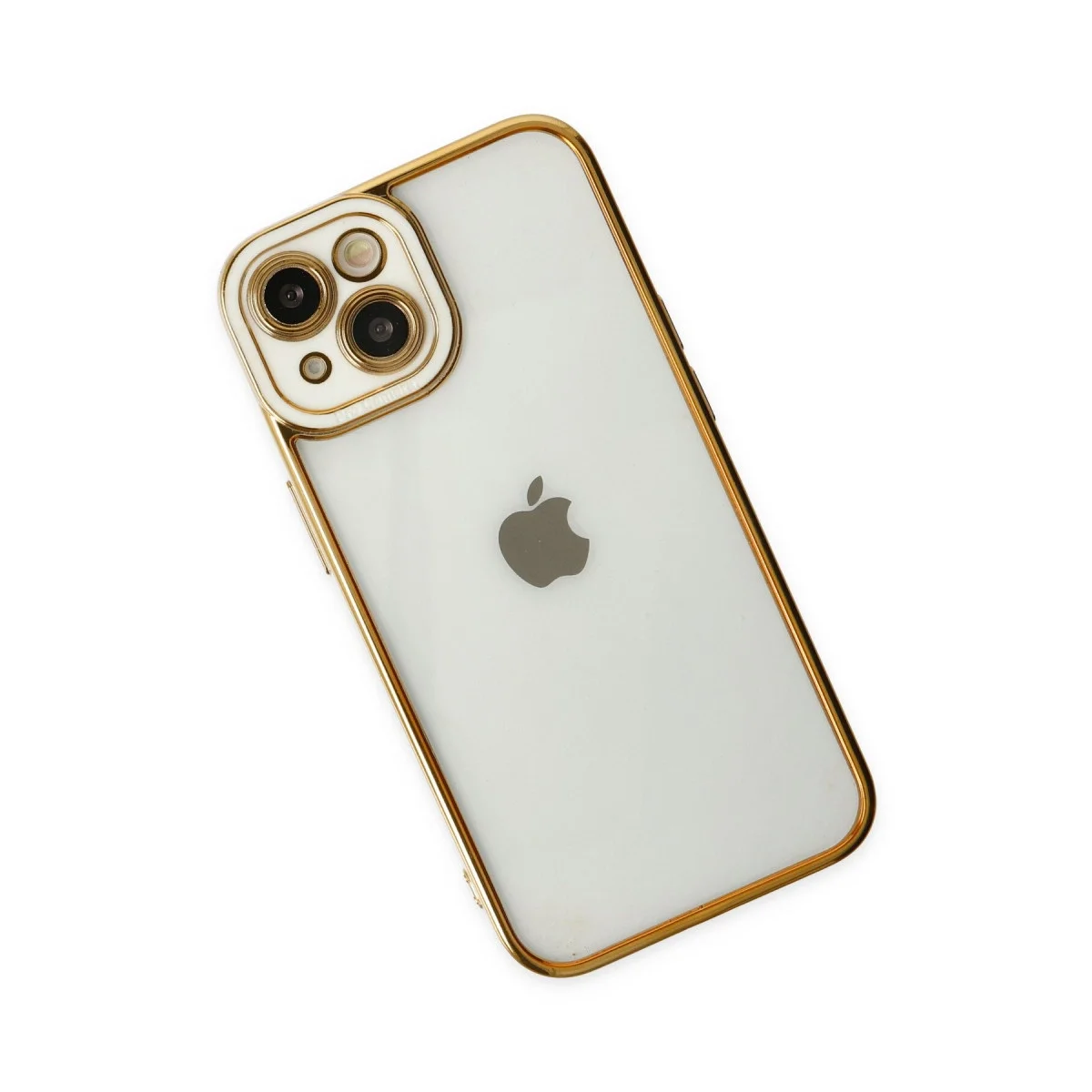 Apple İphone 14 Plus Kılıf Liva Lens Silikon - Beyaz görsel 3