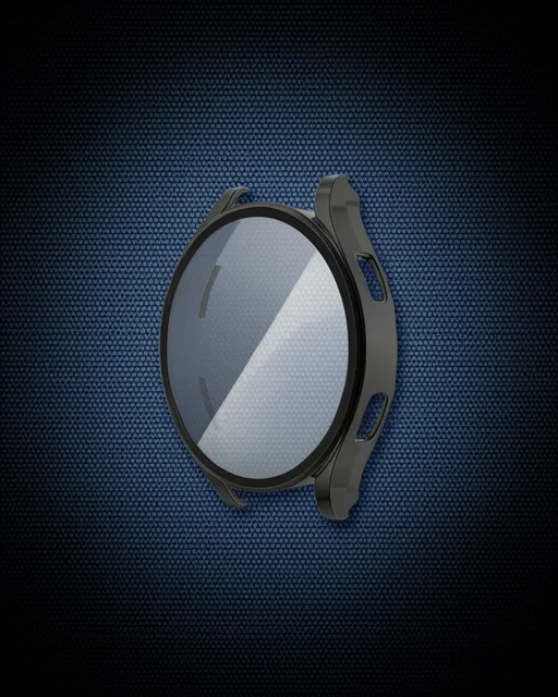 Watch 5 40mm Wall Camlı Kasa Ekran Koruyucu - Siyah