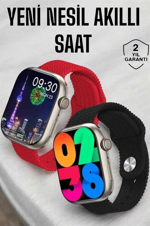 Akıllı Saat Tema Değiştirme Uyku ve Sağlık Takibi Bluetooth Bağlantılı görsel 2