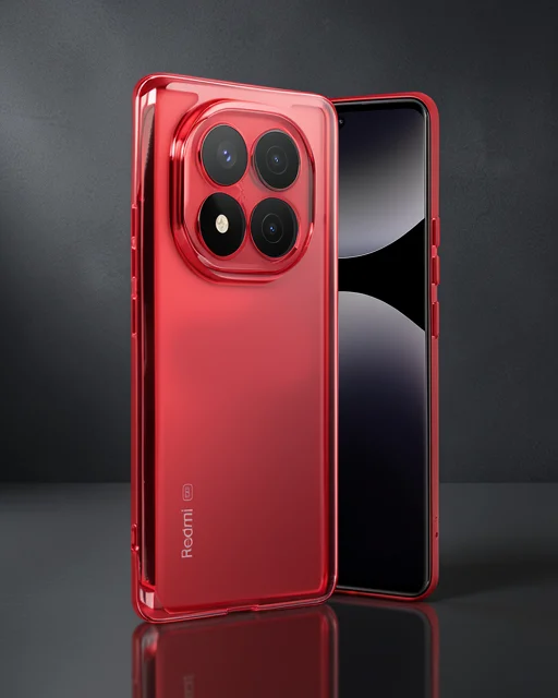 Xiaomi Redmi Note 14 Pro 5g Kılıf Razer Lensli Silikon - Gümüş