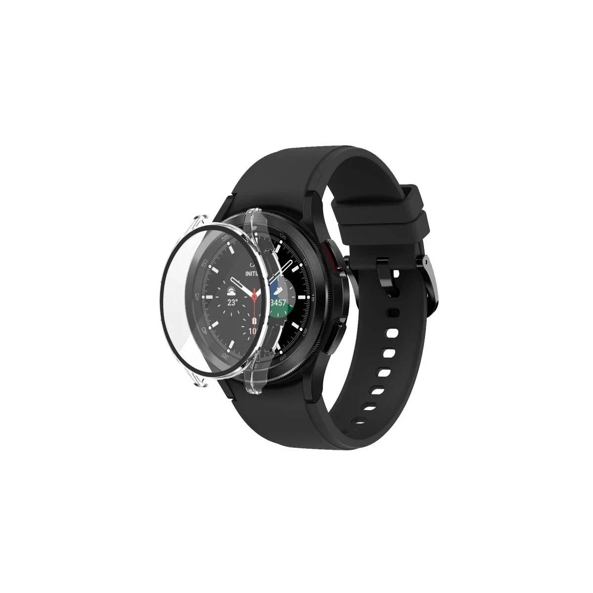 Watch 5 44mm Wall Camlı Kasa Ekran Koruyucu - Şeffaf görsel 2