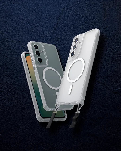 Samsung Galaxy S25 Plus Kılıf Enka Magsafe Silikon Kılıf - Şeffaf