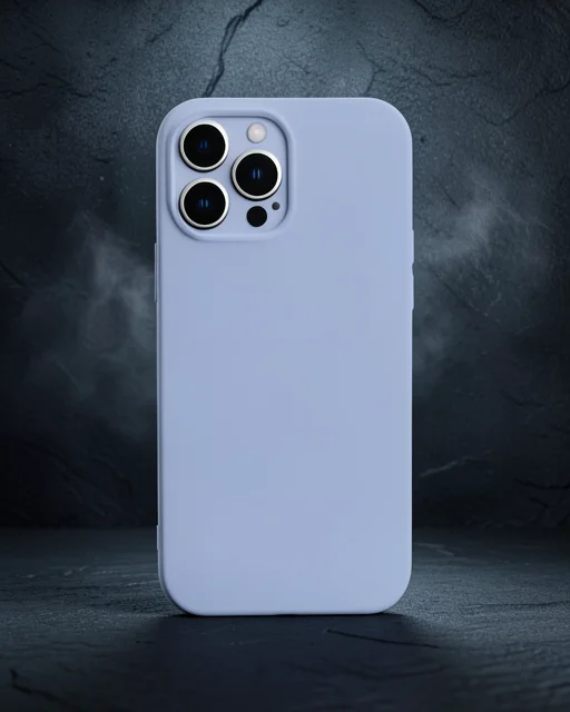 Apple İphone 13 Pro Max Kılıf Nano İçi Kadife Silikon - Lila