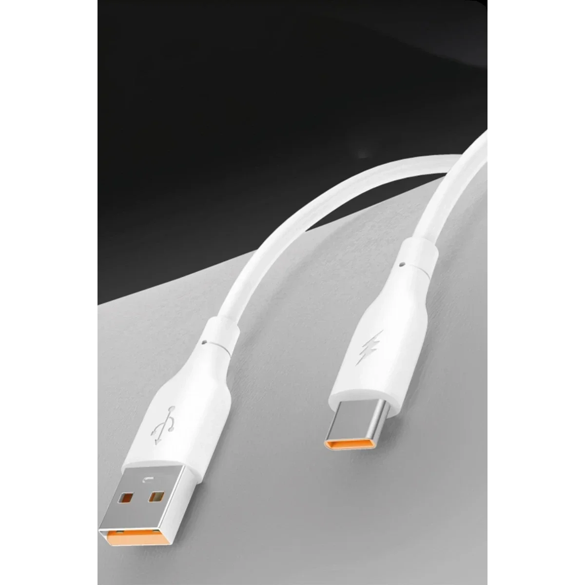 Konfulon DC65 USB to Type-C 1M 3.0A Hızlı Şarj Kablo - Beyaz görsel 2