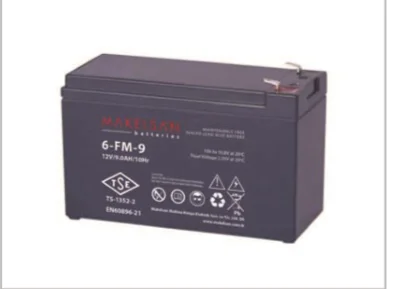 12V 9AH Tam Bakımsız Kuru Akü