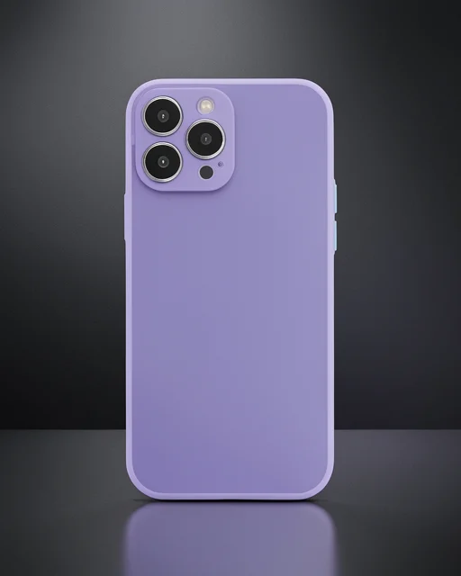 Apple İphone 13 Pro Max Kılıf Montreal Silikon Kapak - Mor