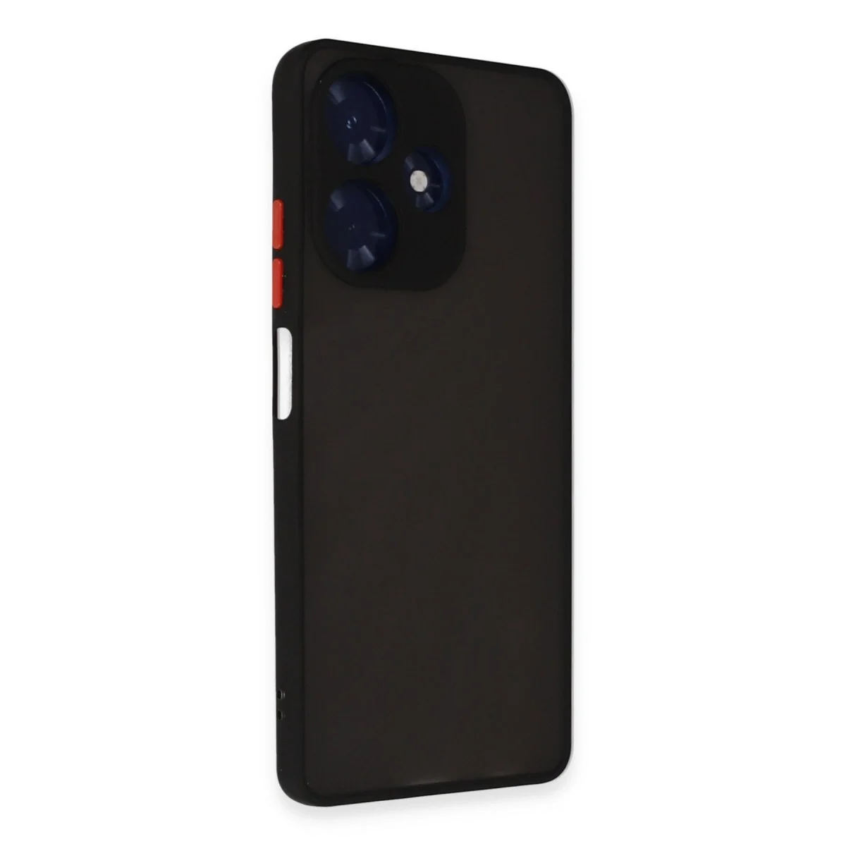 İnfinix Hot 30 4g Kılıf Montreal Silikon Kapak - Siyah görsel 2