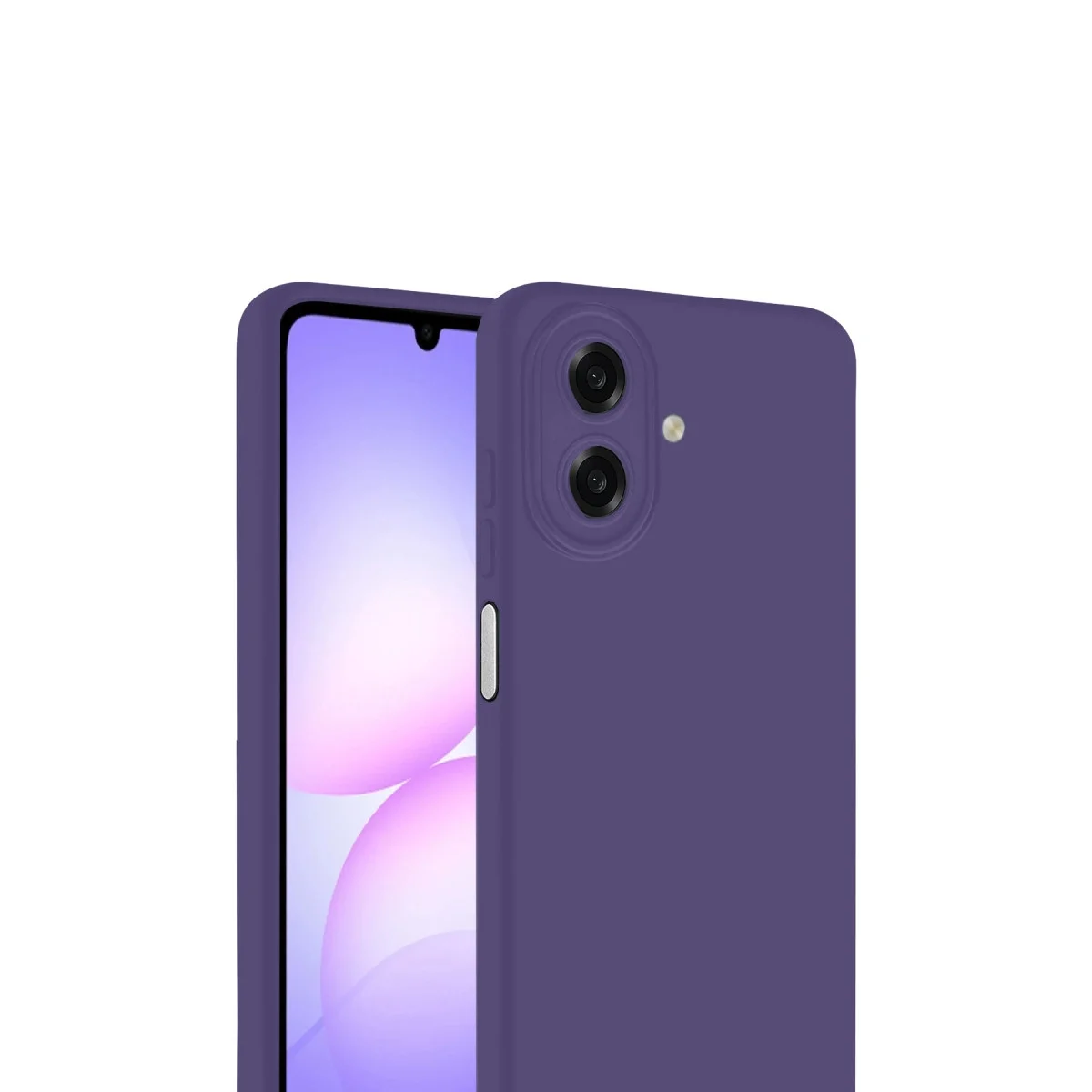 Samsung Galaxy A07 4g First Silikon - Mürdüm görsel 2
