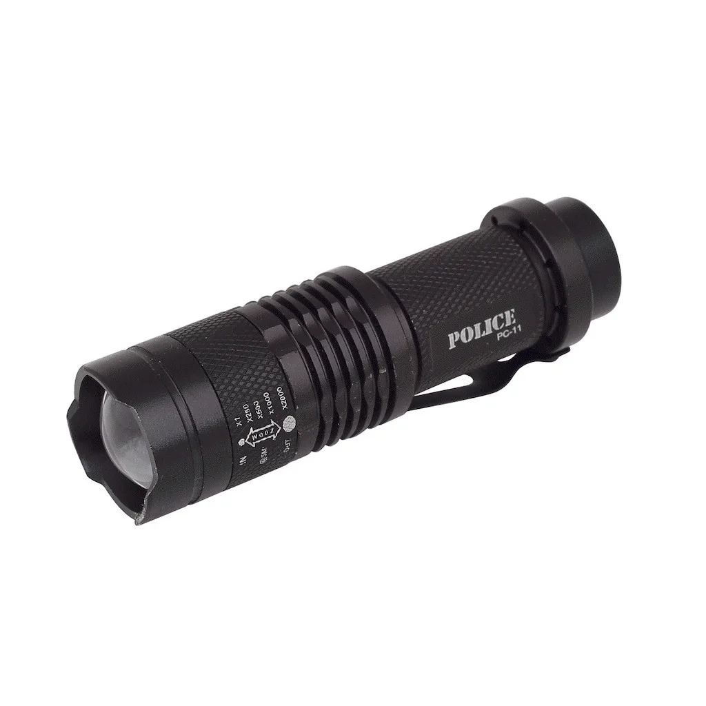 PC-11 Tek Pilli Mini El Feneri Cree Q5 LED Zoomlu