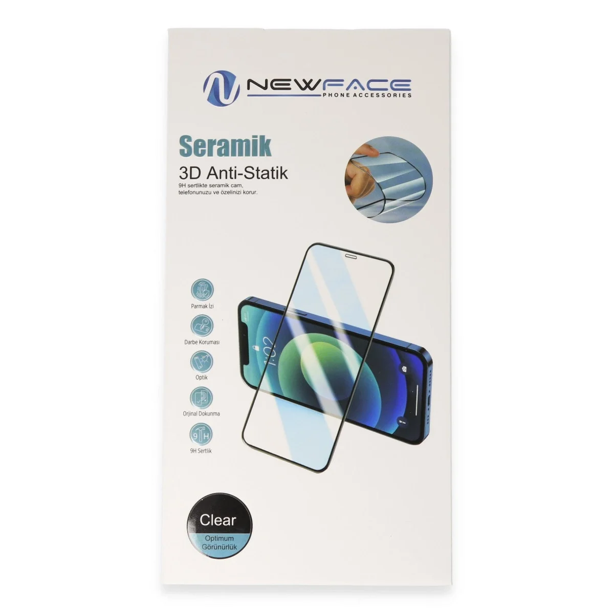 Huawei P20 Lite 3d Antistatik Seramik Nano Ekran Koruyucu görsel 4