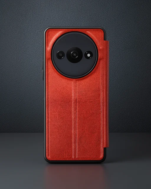 Xiaomi Redmi A3 4g Kılıf Flip Cover - Kırmızı
