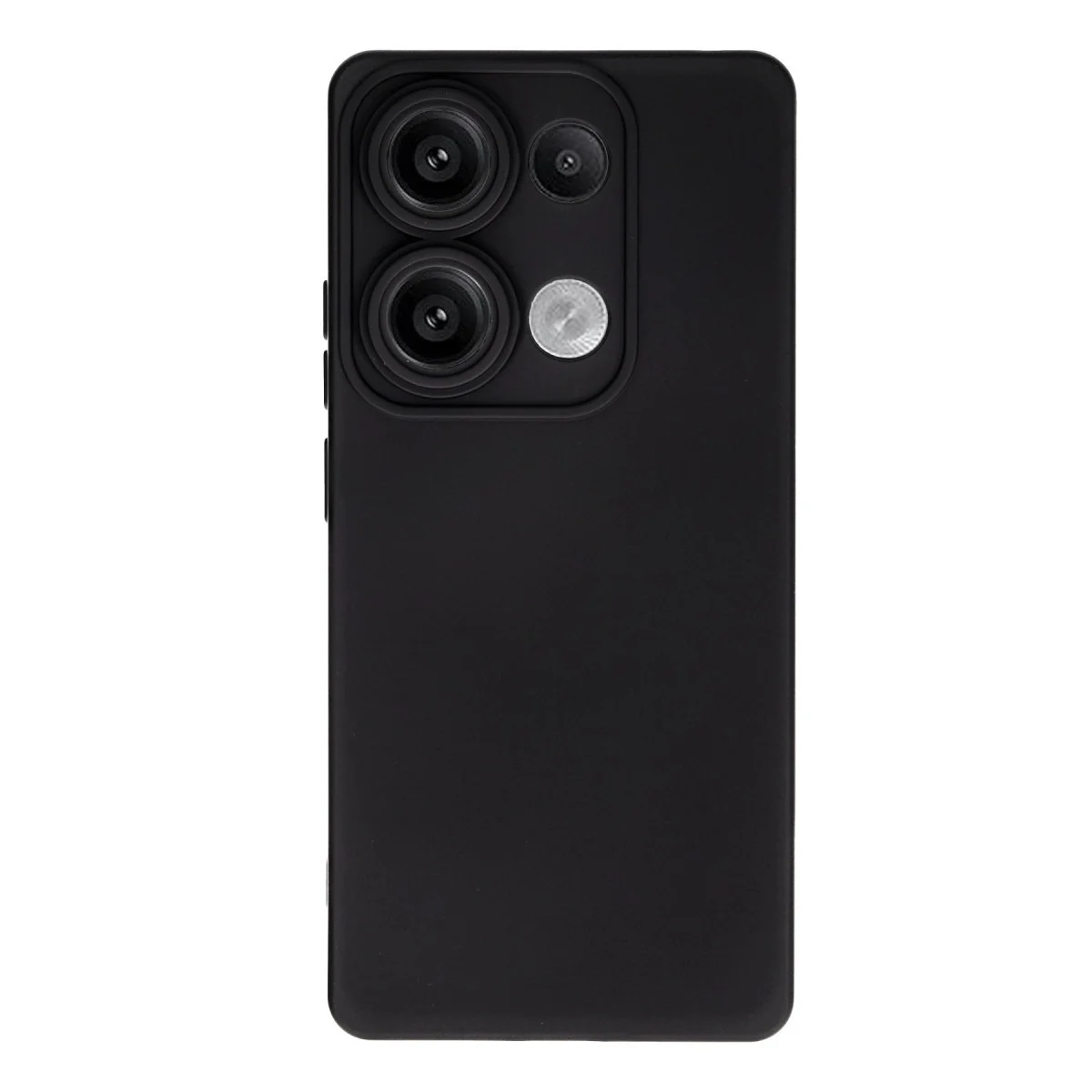 Xiaomi Redmi Note 13 Pro 4g Kılıf Nano İçi Kadife Silikon - Siyah