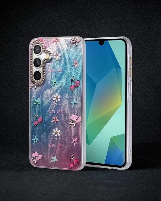 Samsung Galaxy S24 Fe Kılıf Blade Aynalı Desenli Kapak - Desen 4