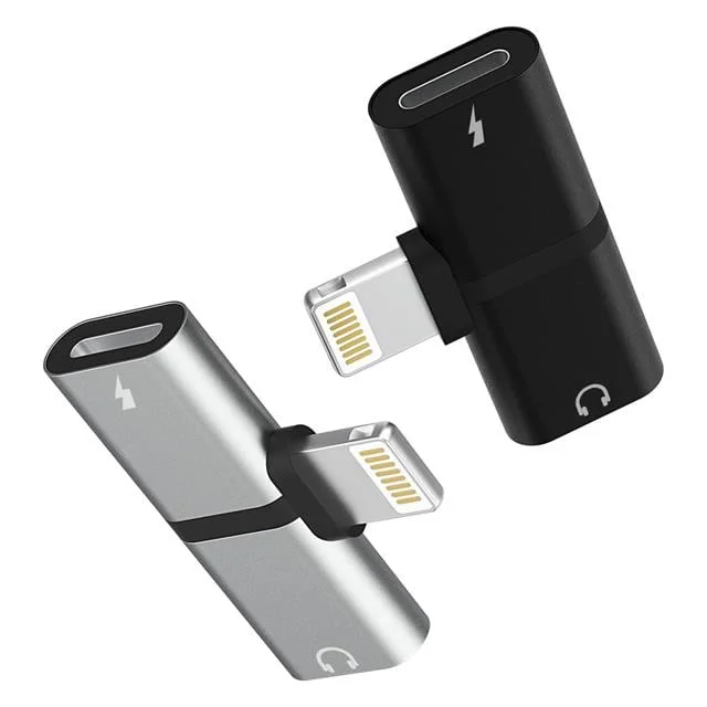 PM-18316 iPhone Lightning Şarj Kulaklık Çevirici Adaptör Jack görsel 3