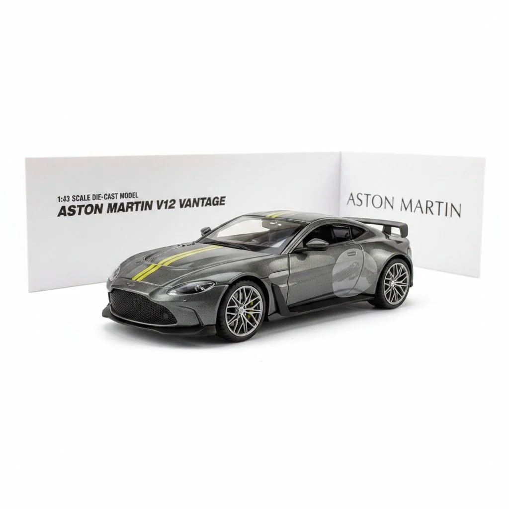 RW8243 1:43ASTON MARTON VANTAGE ÇEK BIRAK ARABA METAL MODEL ARABA adet fiyatıdır görsel 3