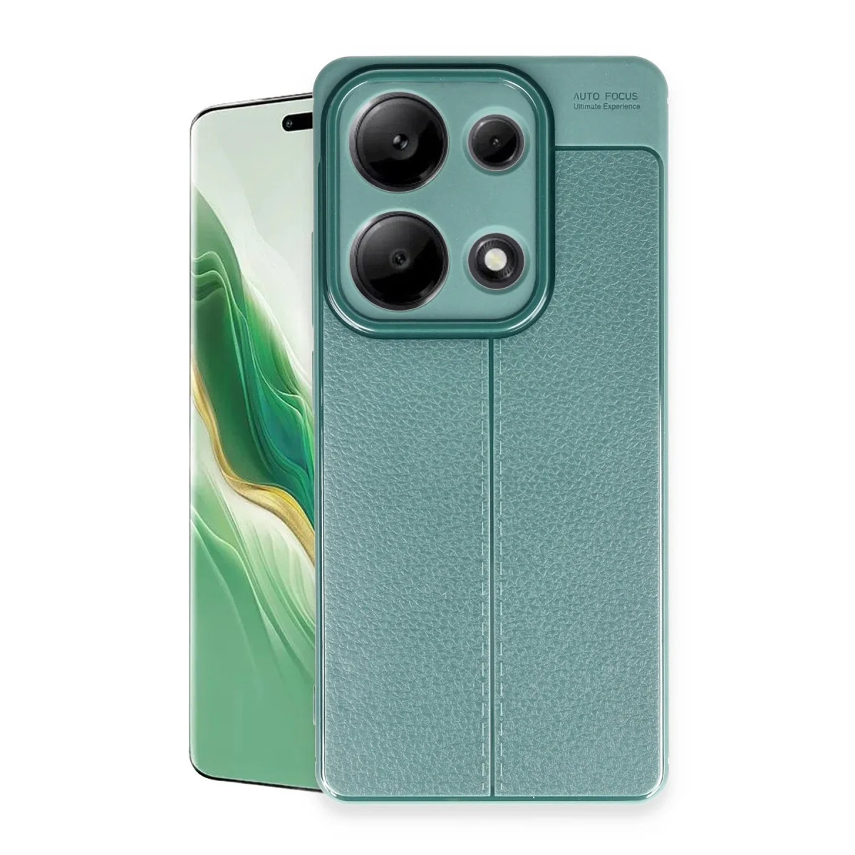 Xiao Red Note 13 Pro 4g Kılıf Auto Focus Kapak - Koyu Yeşil
