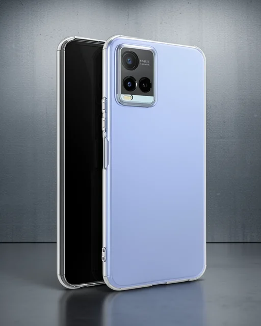 Vivo Y21s Kılıf Lüx Şeffaf Silikon
