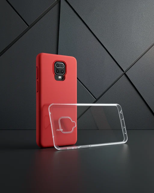 Xiaomi Redmi Note 9 Pro Kılıf Lüx Şeffaf Silikon - Şeffaf