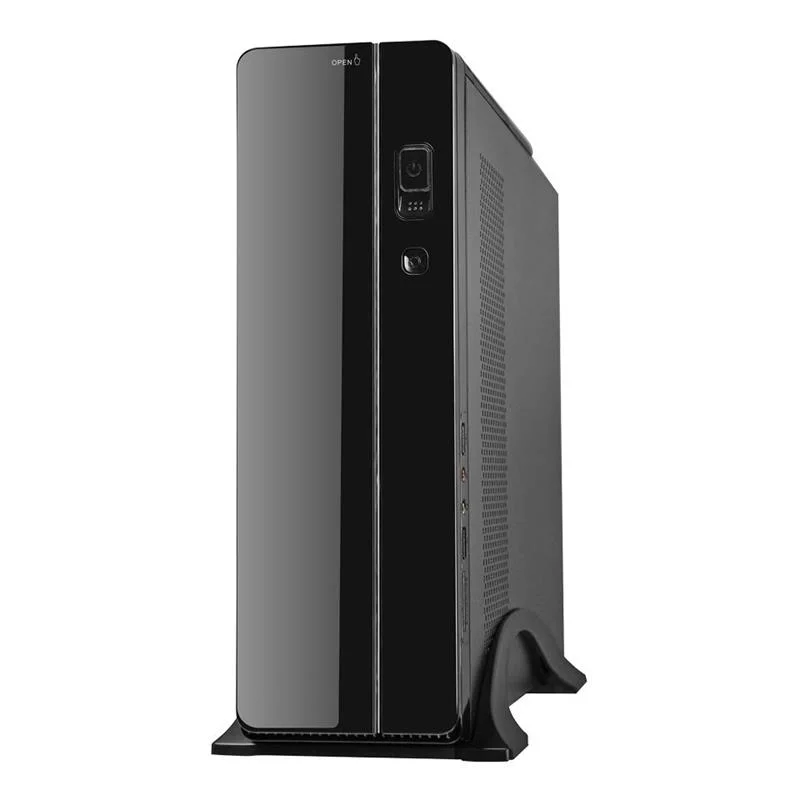 FC-S6020B 300W 1X80MM Fan Usb 2.0 Slım Tower Siyah Kulplu Kasa görsel 2