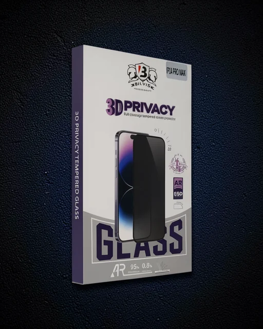 Apple İphone 13 Pro Max Bilvis 3d Hayalet Cam Ekran Koruyucu