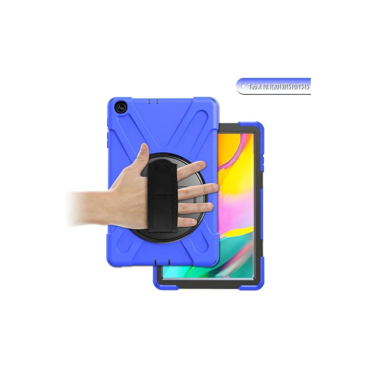 Samsung Galaxy T510 Tab A 10.1 Kılıf Amazing Tablet Kapak - Mavi görsel 4