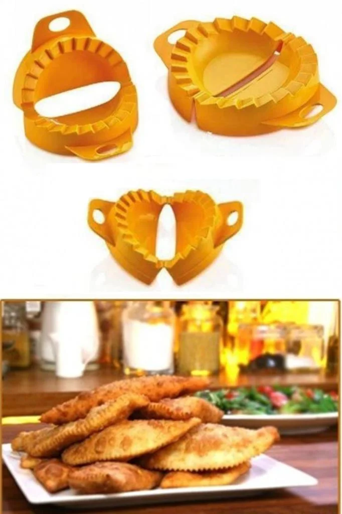 3lü Çiğ börek kurabiye Hamur İşi Ravioli Kesme Kalıbı Aparatı görsel 5