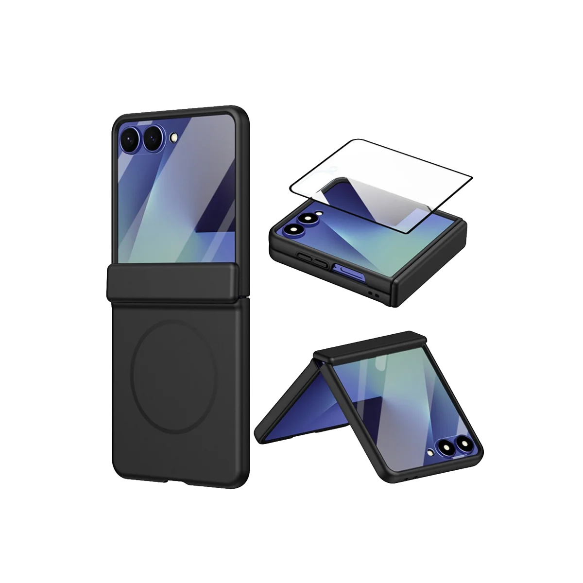 Joko Samsung Galaxy Z Flip 8 FlipPro Magsafe Kapak - Siyah