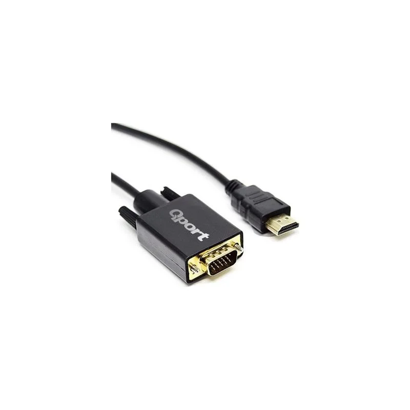 Q-HVG18 Hdmı To Vga 1,8MT Dönüştürücü Kablo