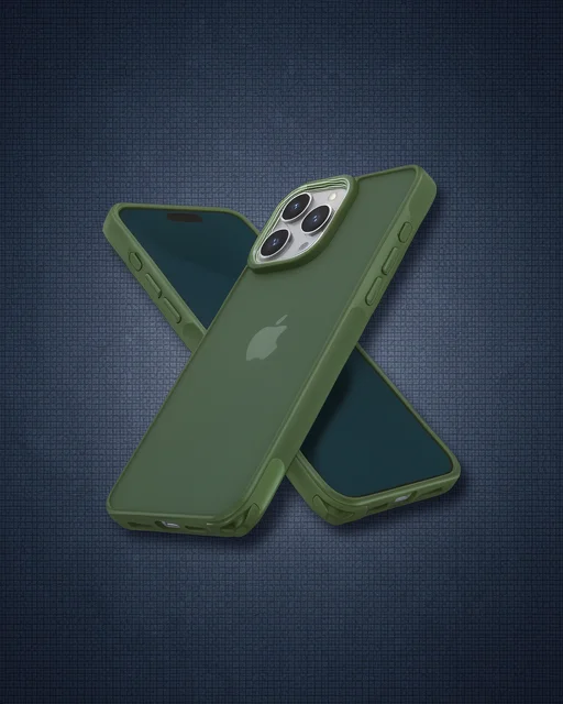 Apple İphone 15 Pro Kılıf Elegant Kapak - Yeşil