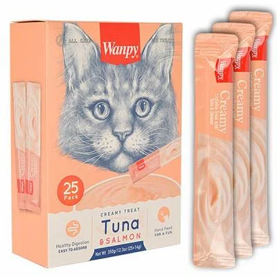 Ton Balıklı ve Somonlu Krema Kedi Ödülü 25x14 Gr