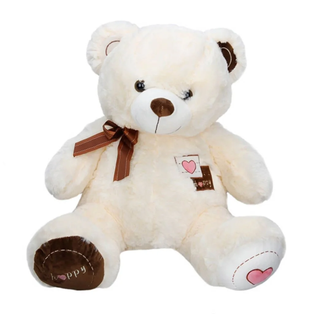 1018 Puffy Friens Kurdelalı Peluş Ayı görsel 2