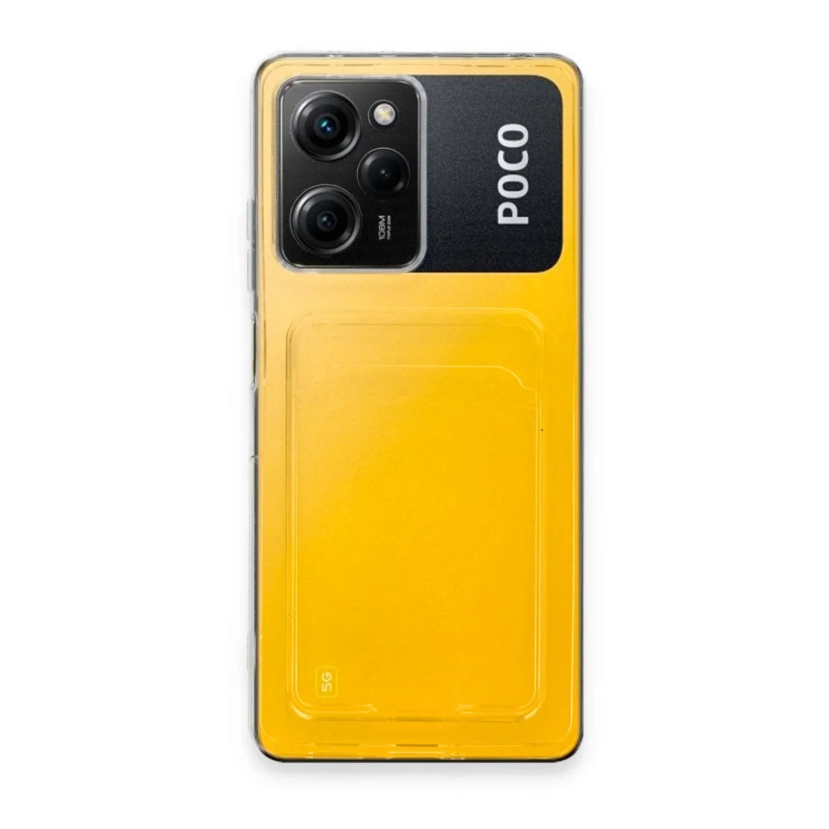 Xiaomi Poco X5 Pro 5g Kılıf Kart Şeffaf Silikon - Şeffaf görsel 2