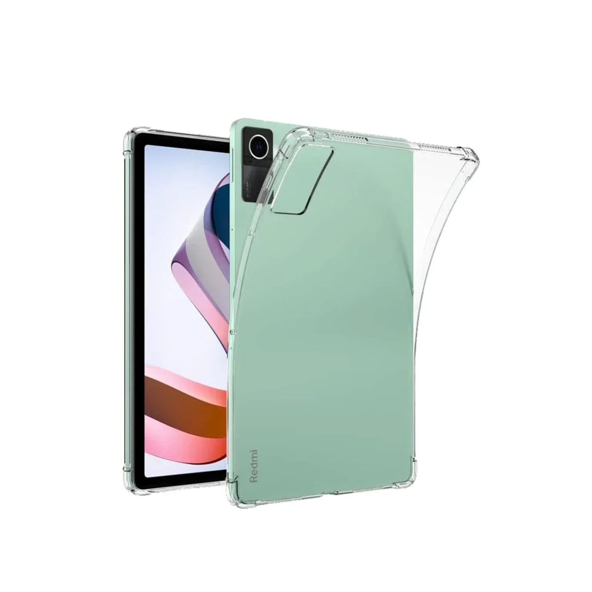 Xiaomi Redmi Pad SE Kılıf Anti Shock Tablet Silikon - Şeffaf görsel 3
