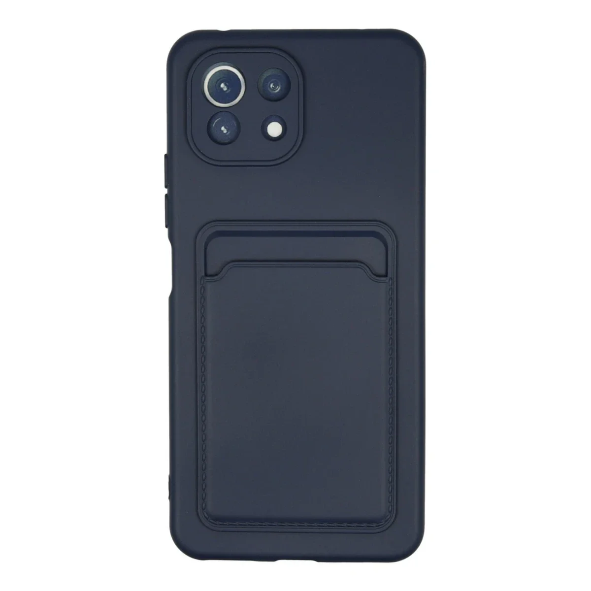 Xiaomi Mi 11 Kılıf Kelvin Kartvizitli Silikon - Lacivert
