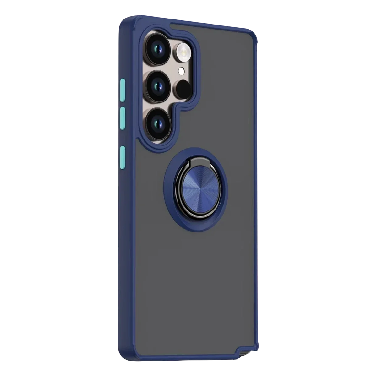 Samsung Galaxy S26 Ultra Montreal Yüzüklü Silikon Kapak - Lacivert görsel 2