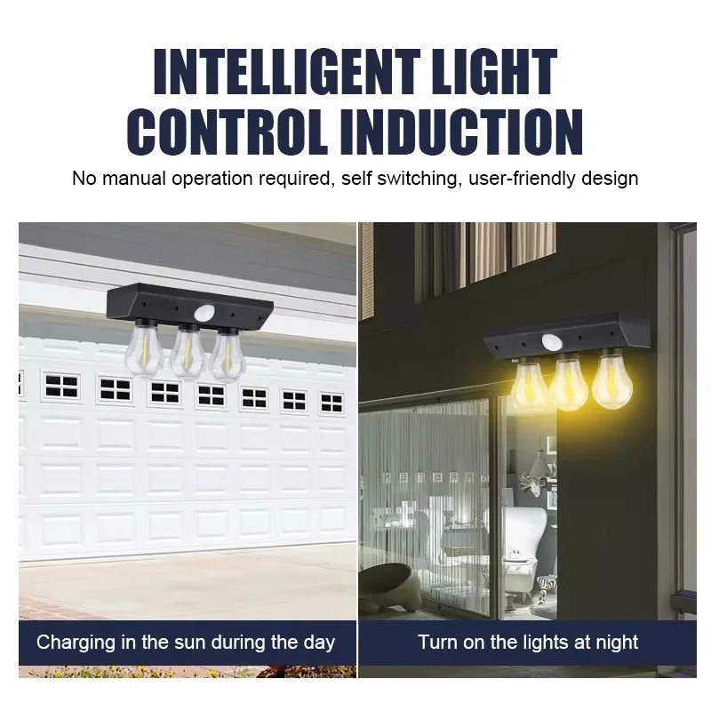 YT-819 3 Watt Suya Dayanıklı Hareket Sensörlü Solar LED Lamba görsel 3