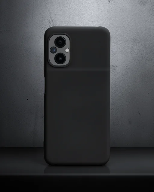 Xiaomi Poco M5 Kılıf Nano İçi Kadife Silikon - Siyah