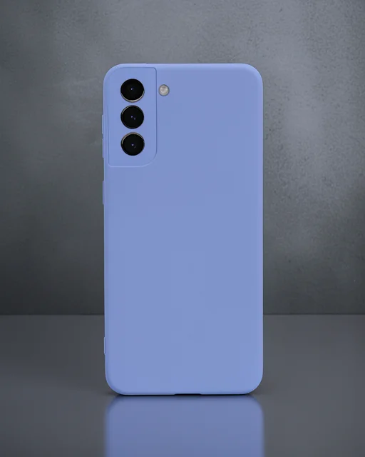 Samsung Galaxy S21 Plus Kılıf Nano İçi Kadife Silikon - Lila