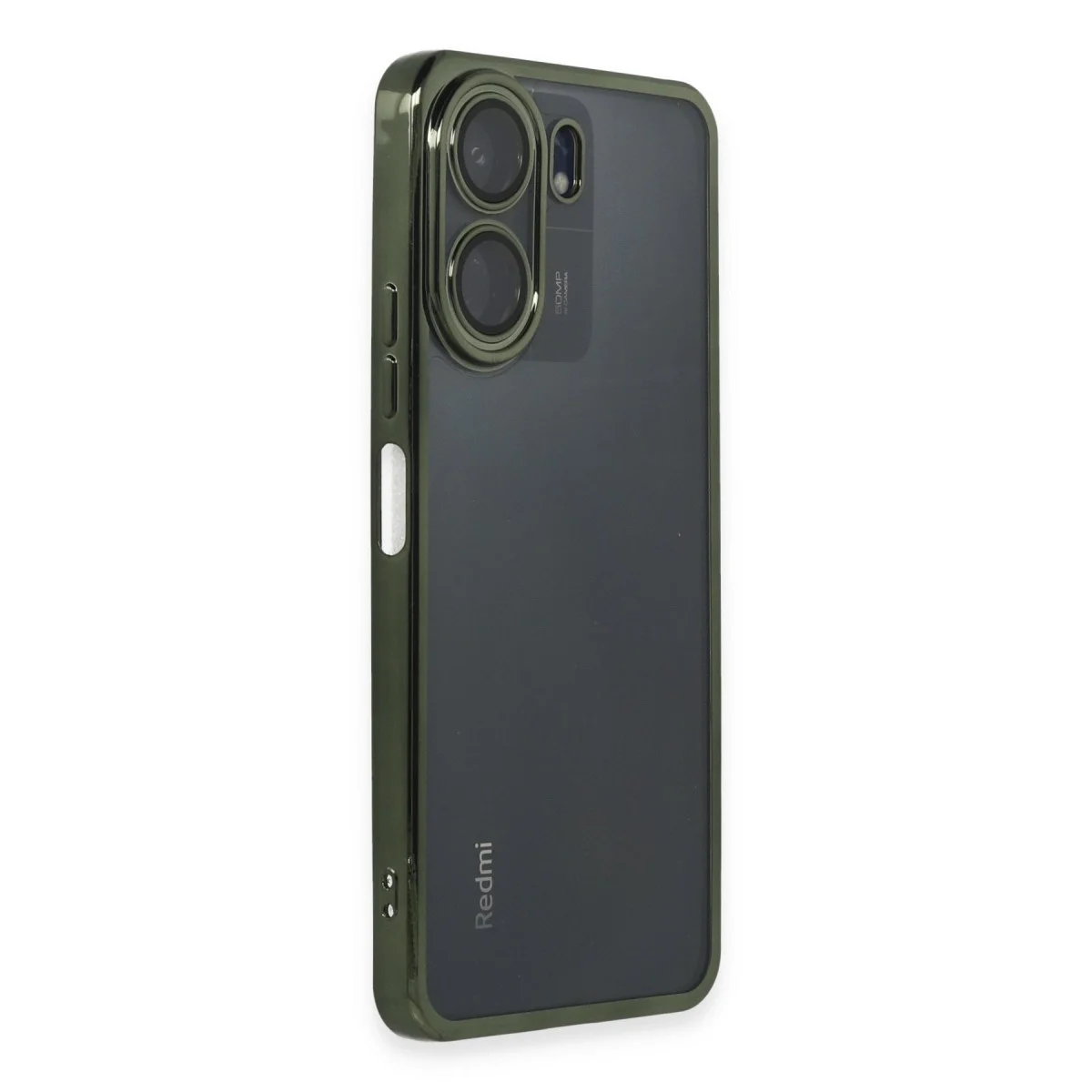 Xiaomi Redmi 13c Kılıf Razer Lensli Silikon - Yeşil görsel 2