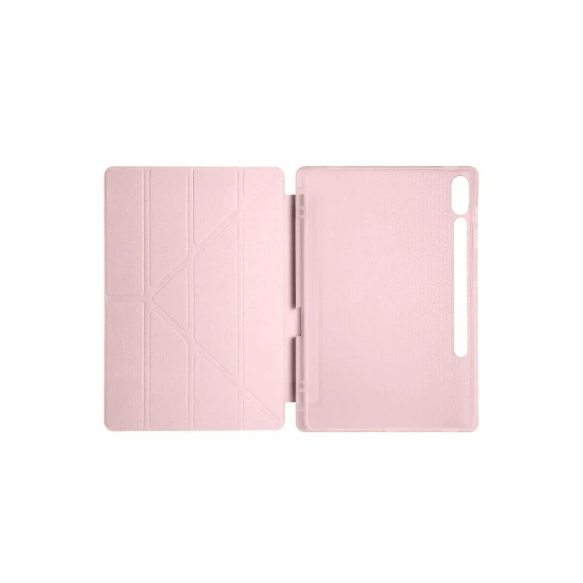 Samsung Galaxy X510 Tab S9 FE 11 Kılıf Kalemlikli Mars Tablet Kılıfı - Rose Gold görsel 3
