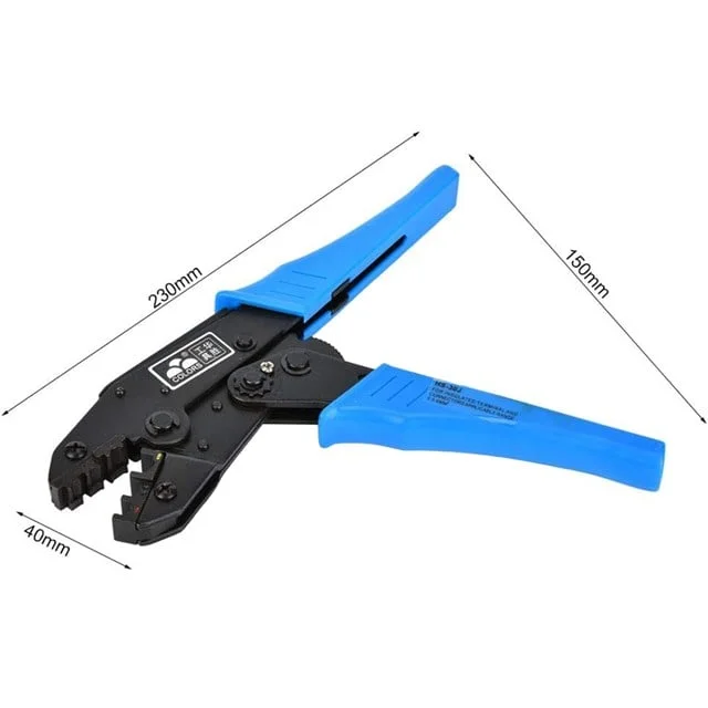 PM-39092 0.5-6mm2 (AWG22-10) HS-30J İzoleli Kablo Pabucu Sıkma Pensesi görsel 3