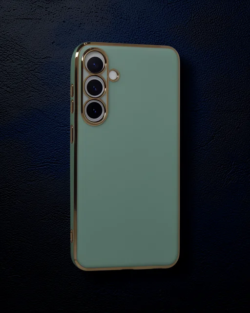Samsung Galaxy S24 Plus Kılıf Volet Silikon - Açık Yeşil