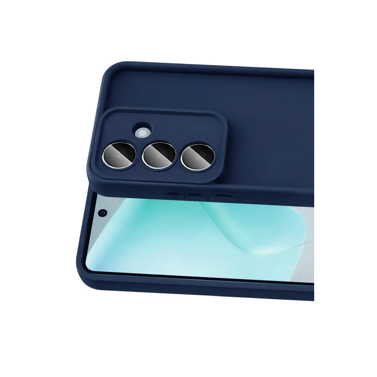 Samsung Galaxy A37 5g Viera Silikon - Lacivert görsel 2