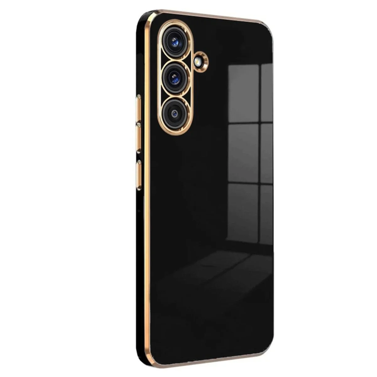Samsung Galaxy A56 Kılıf Volet Silikon - Siyah