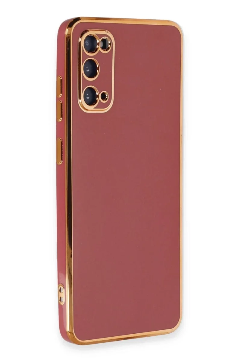 Samsung Galaxy S20 Kılıf Volet Silikon - Kırmızı görsel 2