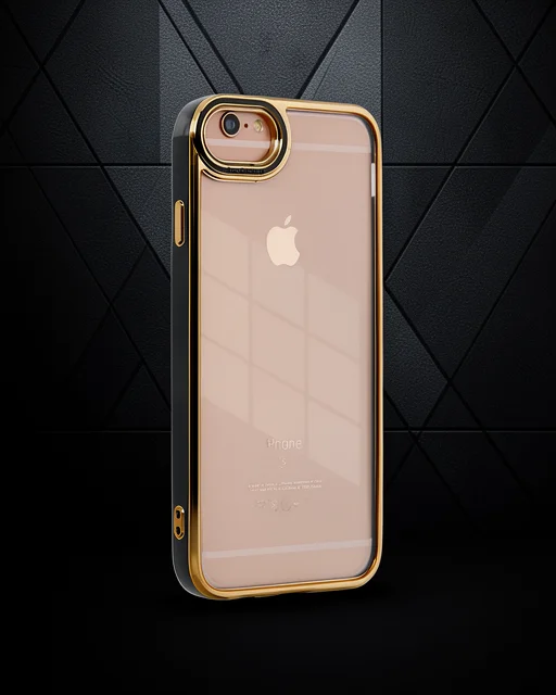 Apple İphone 6 Kılıf Liva Lens Silikon - Siyah