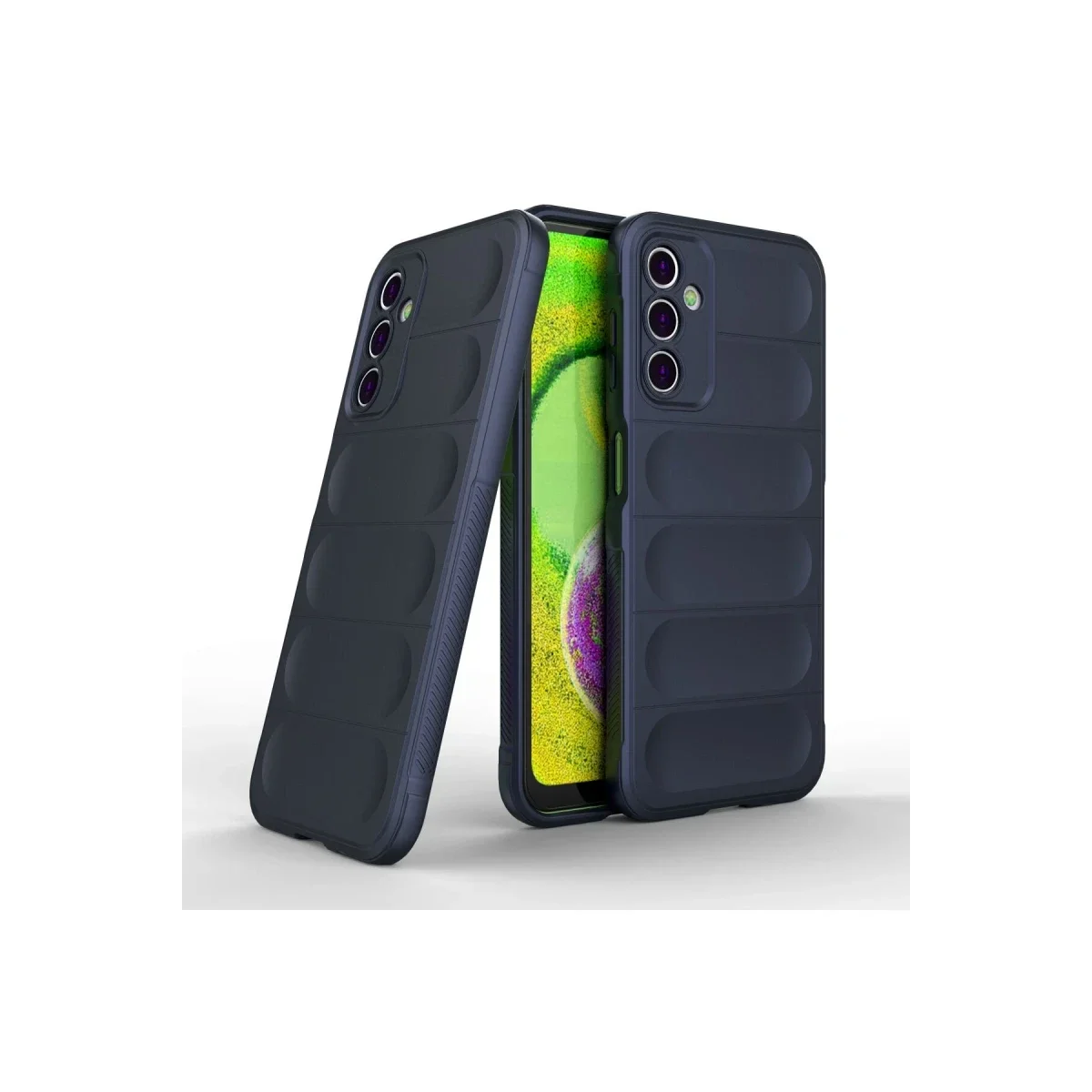 Samsung Galaxy A14 4G Kılıf Optimum Silikon - Lacivert görsel 2
