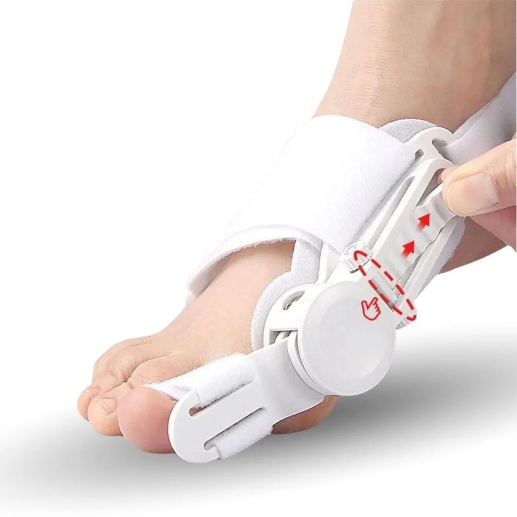 Ayarlanabilir Ayak Baş Parmak Kemik Düzeltici – Halluks Valgus (Bunyon) Aparatı, Gece Gündüz Kullanıma Uygun Ayak Düzeltme Ateli görsel 4