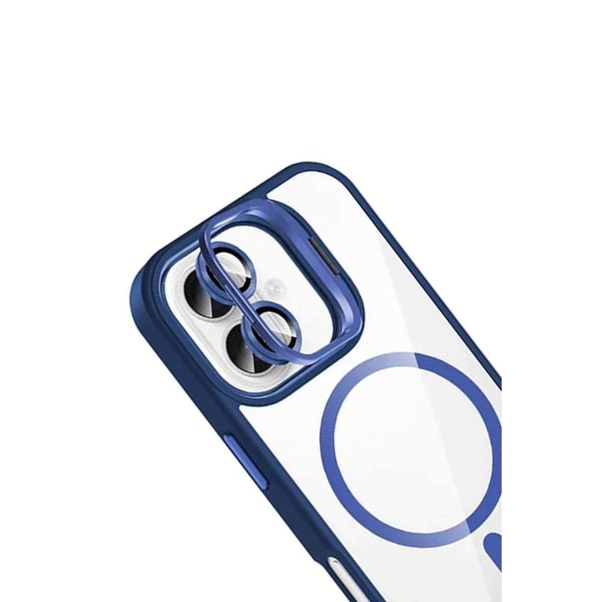 Joko Apple iPhone 16 Remim Lensli Magsafe Standlı Kapak - Lacivert görsel 3